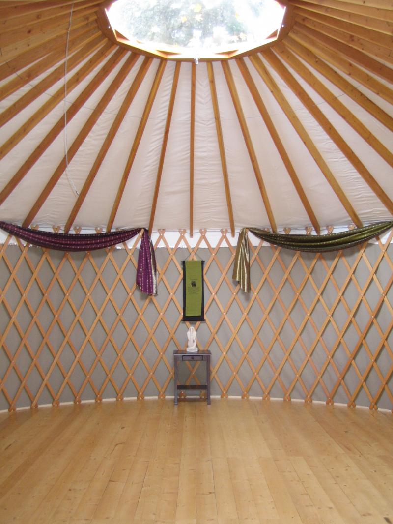 yurt inside